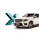 Стекло фары Mercedes-Benz GLS X166 2015 - 2019 г.в.