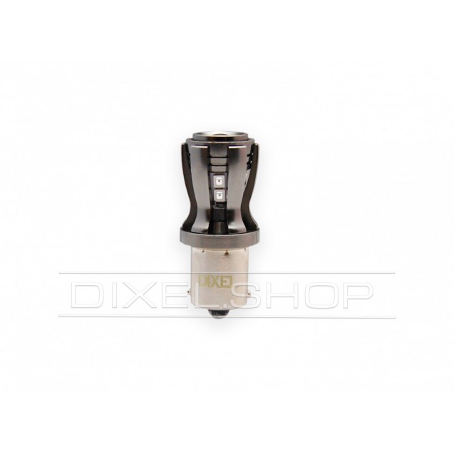 Светодиодная лампа Dixel P21W (BA15S) 16 SMD Красный