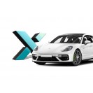 Стекло фары Porsche Panamera II 2016 - 2020 г.в.